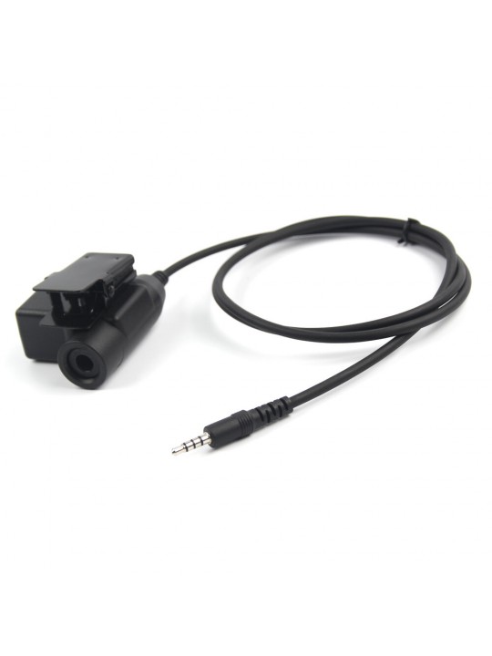 Yinitone Tacical U94PTT Headset Adapter for Mobile Phone 3.5mm Headset Key Switch PTT