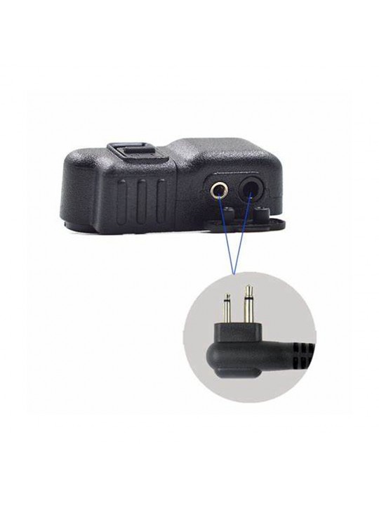 P6600 Headphone Microphone Radio Adapter Converter for Motorola