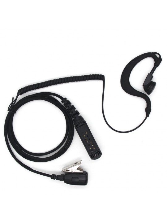 PTT MIC G Shape Earpiece Headset for Sepura STP8000 Walkie Talkie Ham Radio Hf Transceiver Handy C1035A