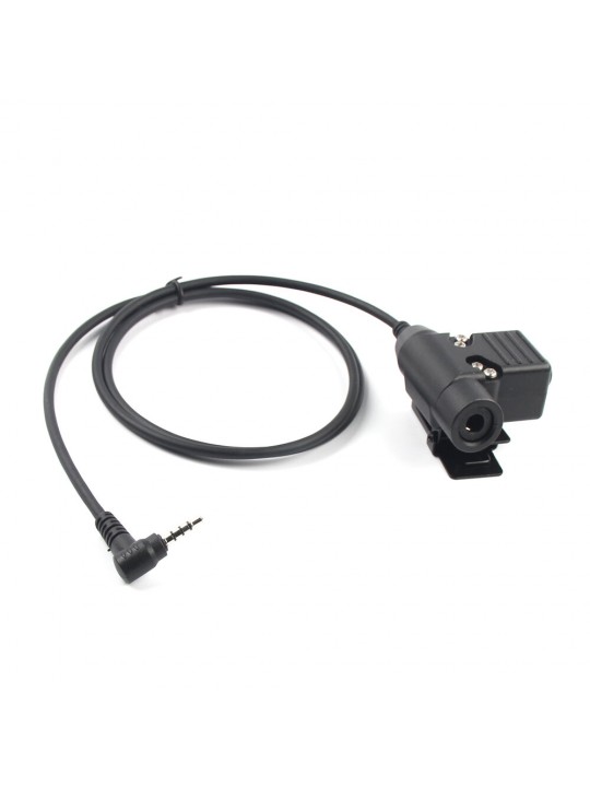 Tactical Element U94 Tactical PTT Headphone Adapter for Yaesu Vertexs VX-3R  Headphone Accessories