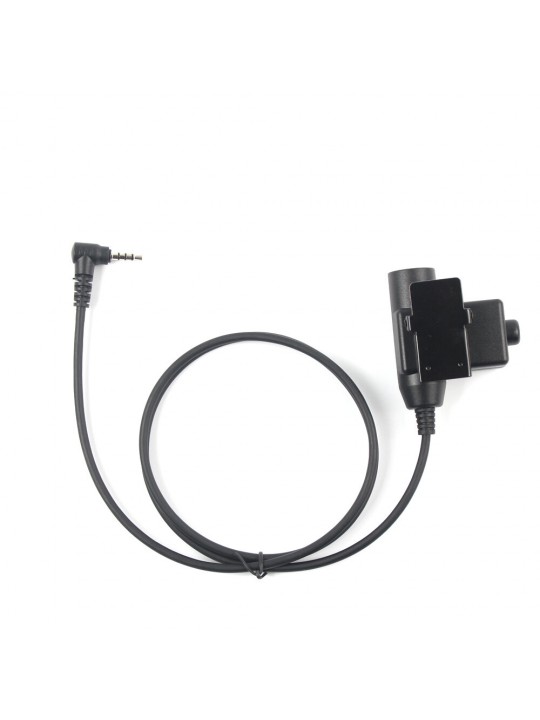 Tactical Element U94 Tactical PTT Headphone Adapter for Yaesu Vertexs VX-3R  Headphone Accessories