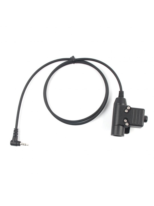 Tactical Element U94 Tactical PTT Headphone Adapter for Yaesu Vertexs VX-3R  Headphone Accessories
