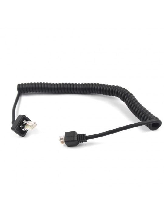 Walkie Talkie 8 Pin Replacement Speaker Microphone Cable for Kenwood TK-868G TK-768G TK-862G TK-762G TM-271A TM-471A TK-760