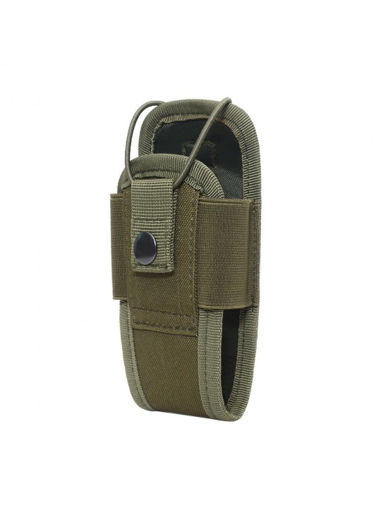 2PCS 1000D Tactical Molle Radio Walkie Talkie Pouch Waist Bag Holder Pocket Portable Interphone Carry Bag for Hunting Camping - 