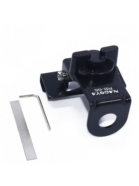 RB-66 Mobile Radio Antenna Mount Bracket Adjustable Angle Radio Clip for Car Radio