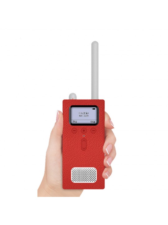 1PC Silicone Soft Anti-slip Case Cover Protector For Walkie Talkie Protection Baofeng - Coffee