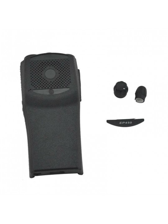 Radio Casing Of EP450 Front cover lables PTT button bezel and knobs Walkie Talkie Housing