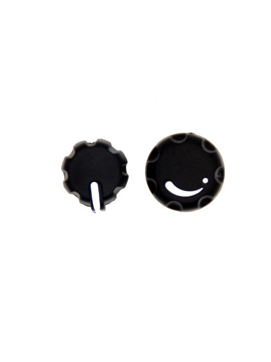 Volume Channel Selector Switch Knob Cap for Motorola XPR6300 XPR6350 XPR6380 XPR6500 XPR6550 XPR6580 Radio - 10 pairs