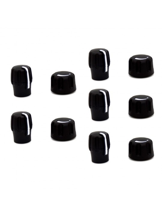 Volume Channel Selector Switch Knob Cap for Motorola XPR6300 XPR6350 XPR6380 XPR6500 XPR6550 XPR6580 Radio - 10 pairs