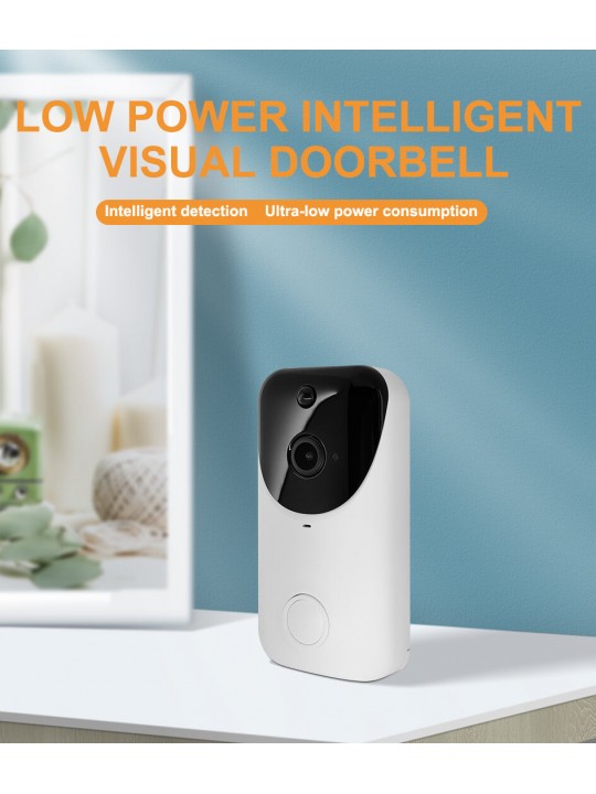 PRIPASO D5 Tuya 1080P 2MP WiFi Wireless Video Doorbell Camera IP65 Waterproof Security Surveillance with Infrared Night Vision I