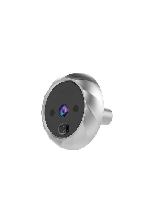 DD1 2.8inch LCD Video Doorbell 90 Degree Door Eye Infrared Night Vision Peephole Door Camera Support Taking Photos Home Security