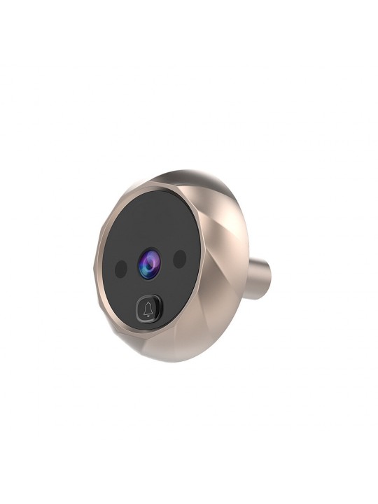 DD1 2.8inch LCD Video Doorbell 90 Degree Door Eye Infrared Night Vision Peephole Door Camera Support Taking Photos Home Security