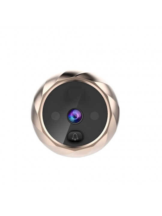 DD1 2.8inch LCD Video Doorbell 90 Degree Door Eye Infrared Night Vision Peephole Door Camera Support Taking Photos Home Security
