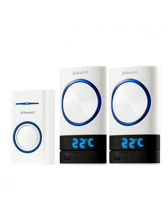Smart Wireless Doorbell 45 Songs Polyphonic Ringtones &amp; 200m Transmission - US Plug