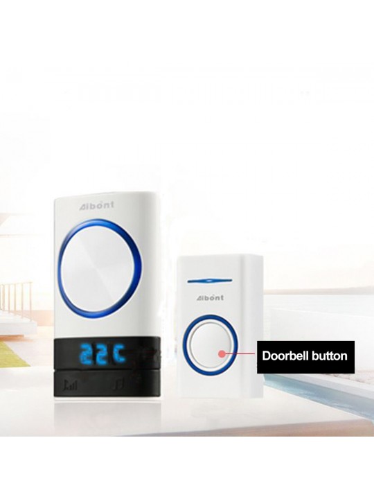 Smart Wireless Doorbell 45 Songs Polyphonic Ringtones &amp; 200m Transmission - US Plug